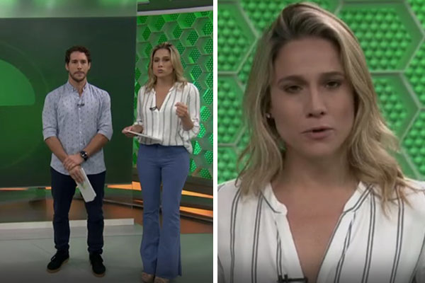 Fernanda Gentil fala sobre novo relacionamento durante o “Esporte Espetacular” deste domingo (2)