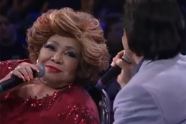 Faustão pediu para Alcione cantar ‘Evidências’ e o resultado foi uma ‘saia justa’