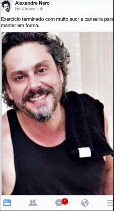 Alexandre Nero desabafa contra pessoas que se passam por ele na internet