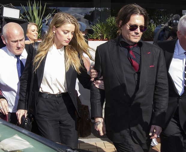 Amber Heard e Johnny Depp