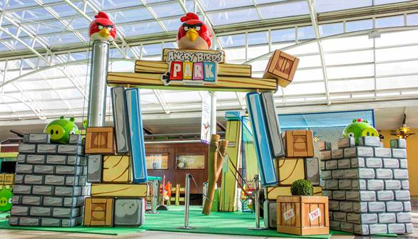 Angry Birds: parque reúne seis atividades para crianças