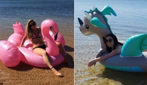 Adolescentes ficam à deriva em animais infláveis e são resgatadas por pescadores