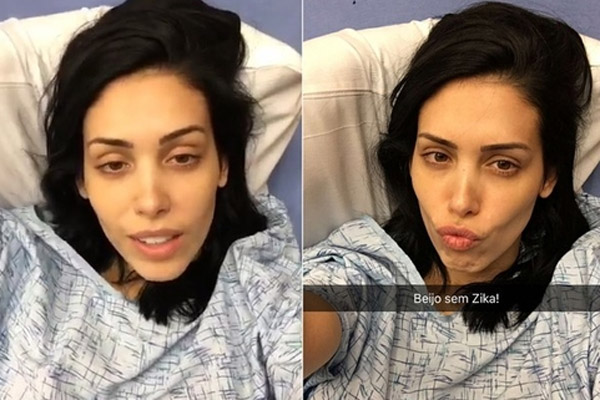 Bella Falconi é internada nos Estados Unidos e médicos suspeitam de zika
