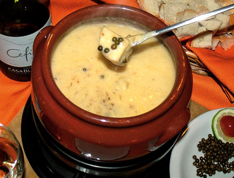 Fondue com pimenta do Bierquelle: para quem gosta de sabores picantes (Fotos: divulgação)