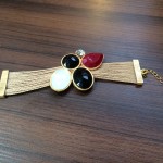 Pulseira de palha de buriti: 45 reais