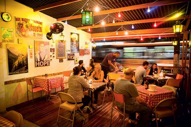 O pequeno salão: clima informal O pequeno salão: clima informal
