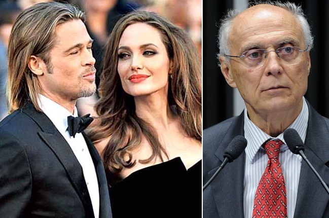 Nem o ex-senador Eduardo Suplicy soube lidar com o fim casamento de Brad Pitt e Angelina Jolie