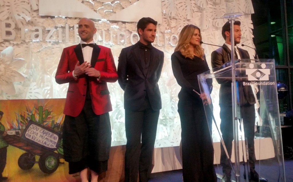 Paulo Gustavo, Alexandre Pato, Didi Wagner e Klebber Toledo (Foto: Tatiana Izquierdo)