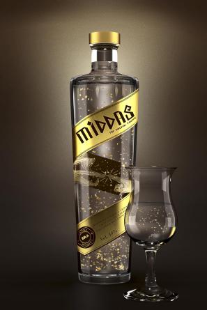 Cachaça com flocos de ouro custa 149,90 reais