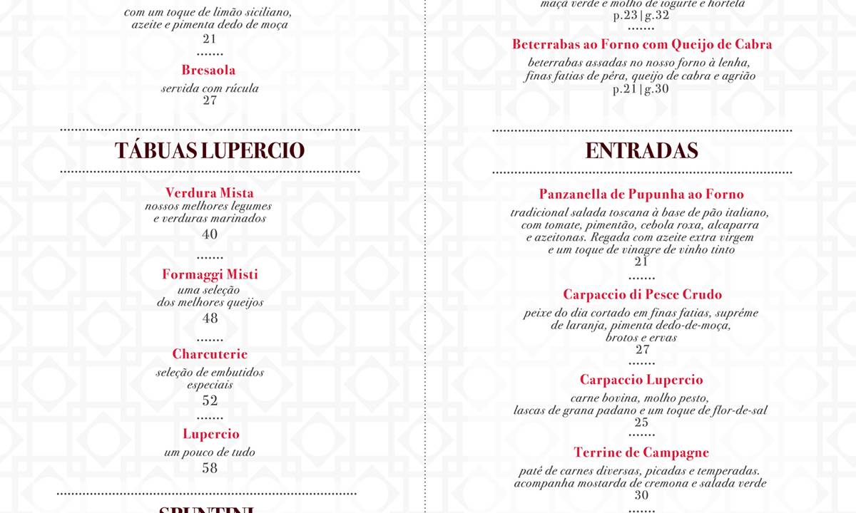 cardapio comida - frente