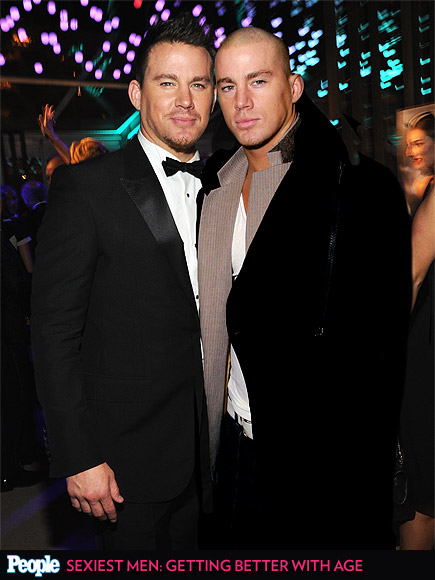 Channing Tatum em 2014 e em 2004