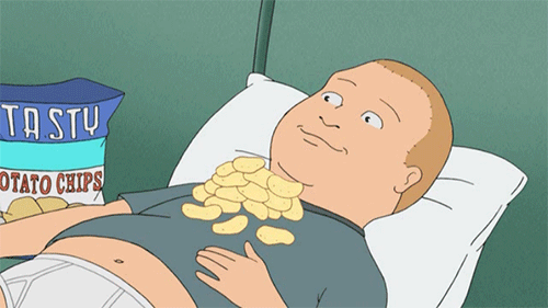 Eating Chips in Bed