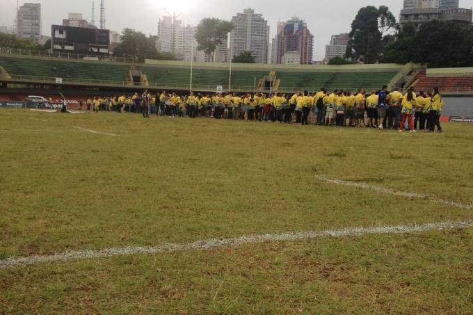 Concentração para o maior Scrum do mundo(1)