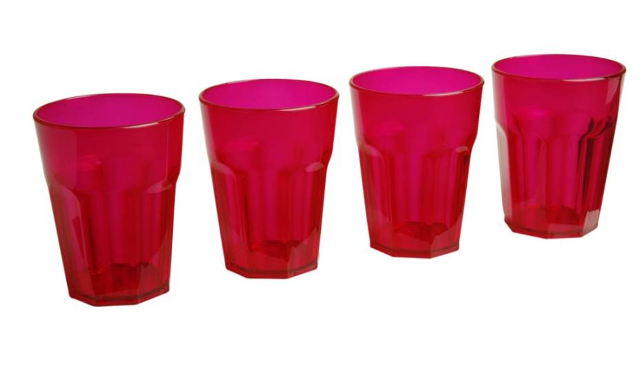 Copos de acrílico, da Camicado Copos de acrílico, da Camicado