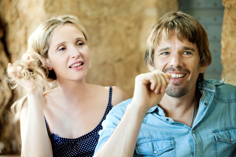 Antes da Meia-noite: Celine (Julie Delpy) e Jesse (Ethan Hawke)