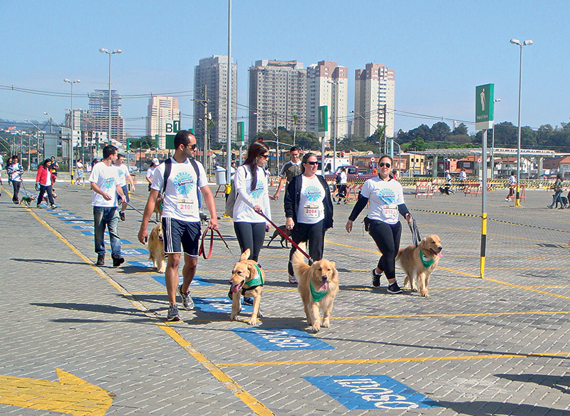 Corrida e caminhada para cães no Shopping Eldorado