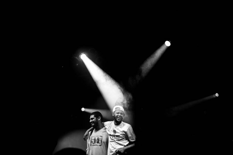 Criolo e Emicida; rappers festejam aniversário da cidade no Anhangabaú Criolo e Emicida; rappers festejam aniversário da cidade no Anhangabaú