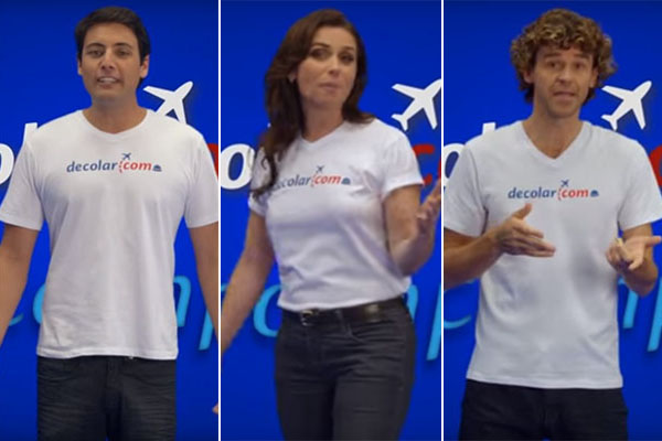 Famosos que fazem anúncio para ganhar passagens aéreas viram alvo de piada no “Tá no Ar’