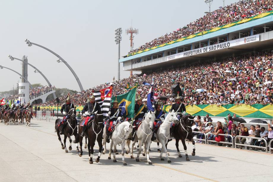 O Desfile de 7 de Setembro tem entrada gratuita ao público