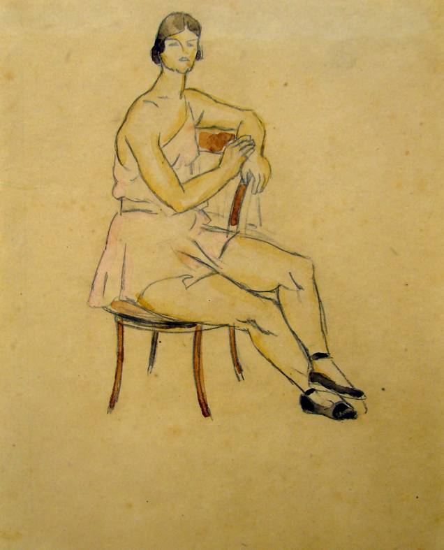 Sem título (Dançarina Sentada), 1929