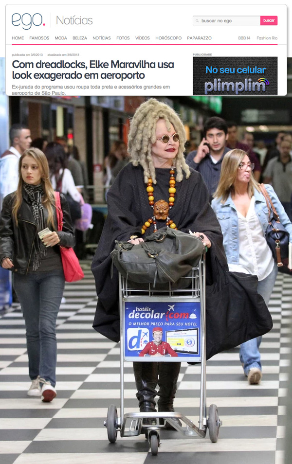 Os looks bizarros das famosas nos aeroportos