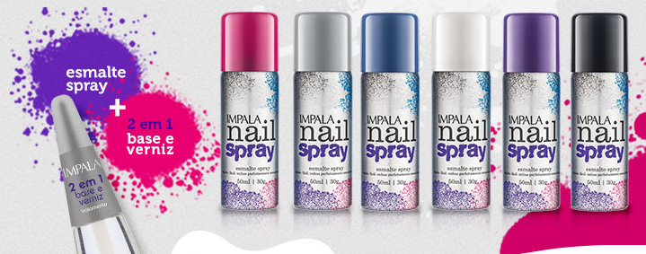 Impala lança esmalte em spray e vende kit para esmaltação perfeita