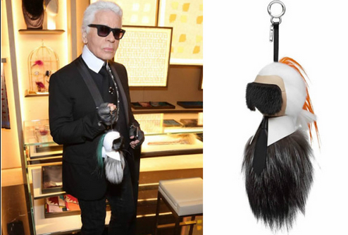 Karl Lagerfeld, diretor criativo da Fendi: criador e criatura (Foto: Divulgação)