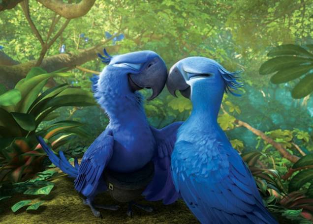 Rio 2": Blu e Jade na Amazônia, o cenário agora é outro Rio 2": Blu e Jade na Amazônia, o cenário agora é outro