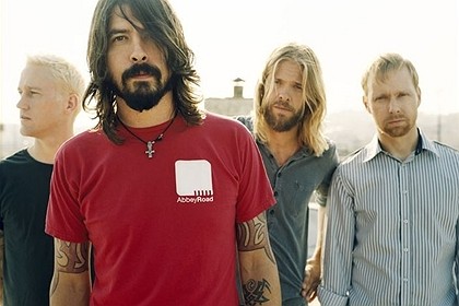 A banda americana Foo Fighters A banda americana Foo Fighters