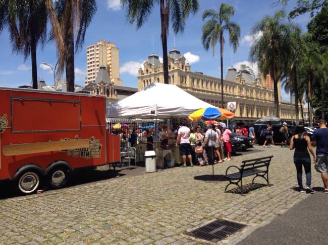 Food truck na Pinacoteca