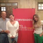 Gianpaulo Baptista, a esposa Claudia e amiga Maria Fernanda Toledo (cr&eacute;dito: Fernanda Grumach)