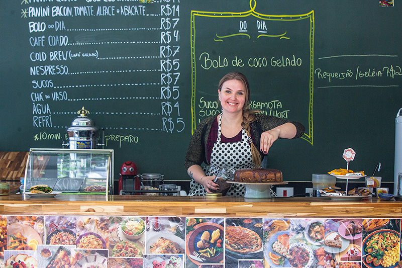 A produtora culinária Tatiana Damberg está à frente da nova casa