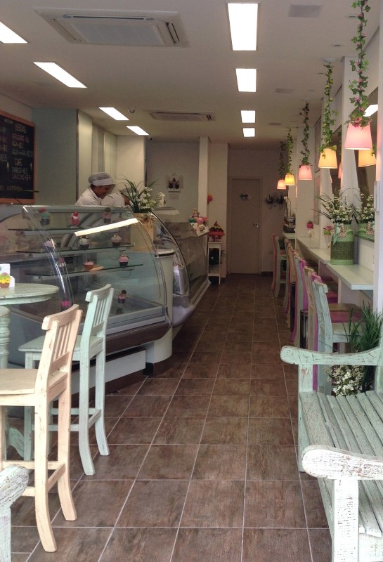 Ambiente da sorveteria Gelati Italia, em Pinheiros Ambiente da sorveteria Gelati Italia, em Pinheiros