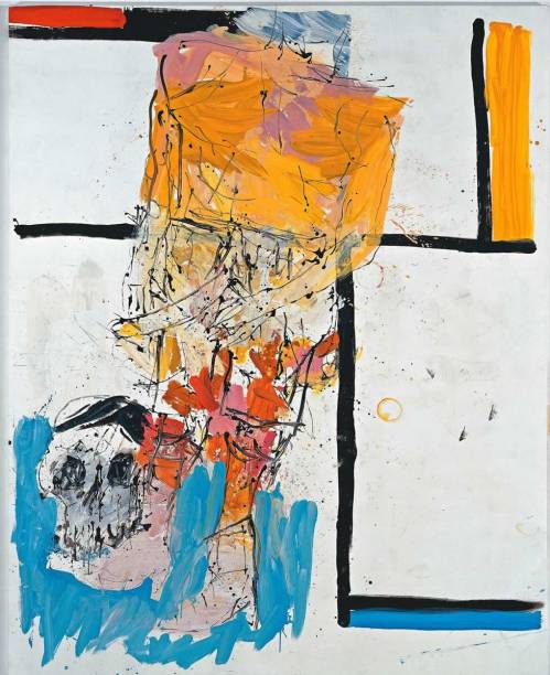 A pintura Piet de Calção (Remix), de Georg Baselitz