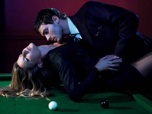 Gisele Bündchen já fez campanha com o ator de Cinquenta Tons de Cinza