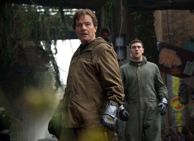 Bryan Cranston e Aaron Taylor-Johnson, pai e filho na trama Bryan Cranston e Aaron Taylor-Johnson, pai e filho na trama