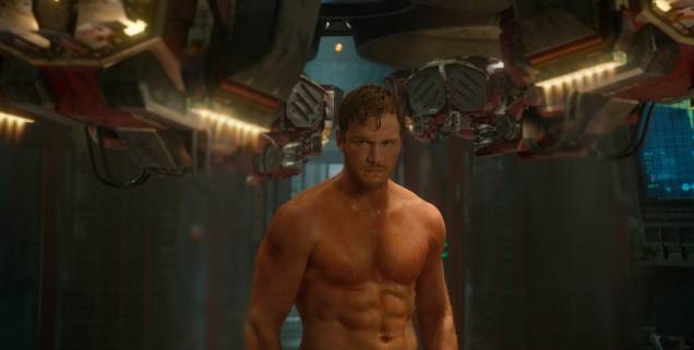 Guardiões da Galáxia: o aventureiro Peter Quill (Chris Pratt) Guardiões da Galáxia: o aventureiro Peter Quill (Chris Pratt)