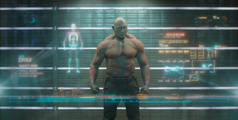 Guardiões da Galáxia: o vingativo Drax, o Destruidor (Dave Bautista)