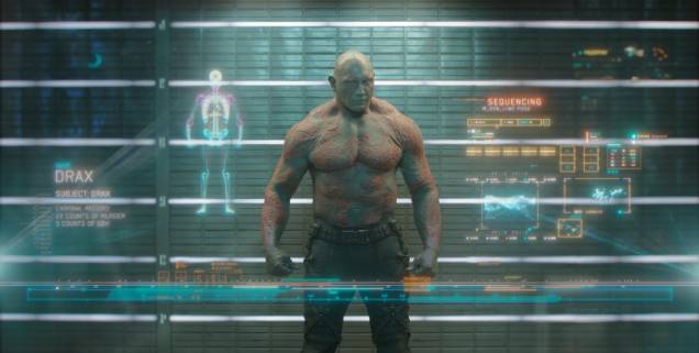 Guardiões da Galáxia: o vingativo Drax, o Destruidor (Dave Bautista) Guardiões da Galáxia: o vingativo Drax, o Destruidor (Dave Bautista)
