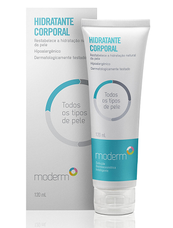 Um hidratante corporal sem perfume e livre de parabenos