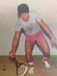 Gini e sua raquete: empres&aacute;rio trocou o t&ecirc;nis pelo esporte indoor