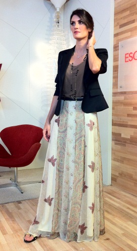 A saia longa é para todas