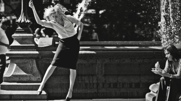 Frances Ha: ela é aluna numa companhia de dança, mas não é de fato uma bailarina Frances Ha: ela é aluna numa companhia de dança, mas não é de fato uma bailarina