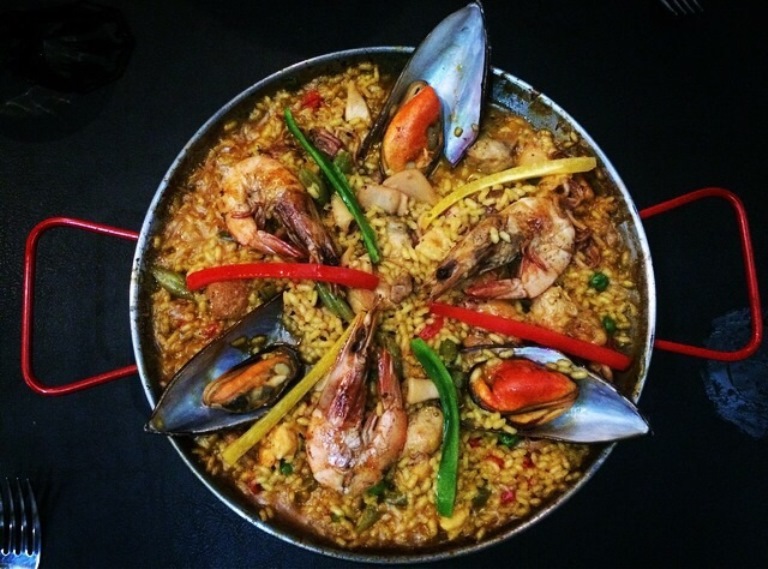 Paella: atração a lista de sugestões