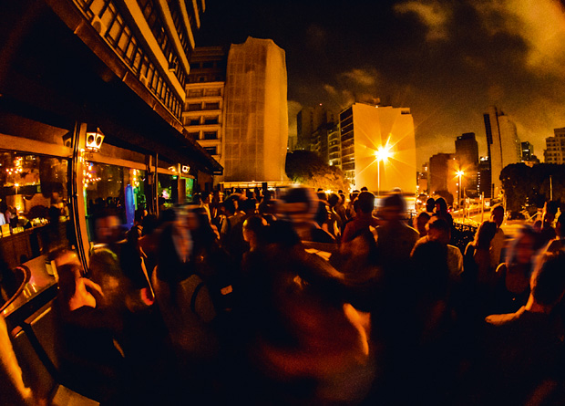 A varanda: uma bela vista para o centro