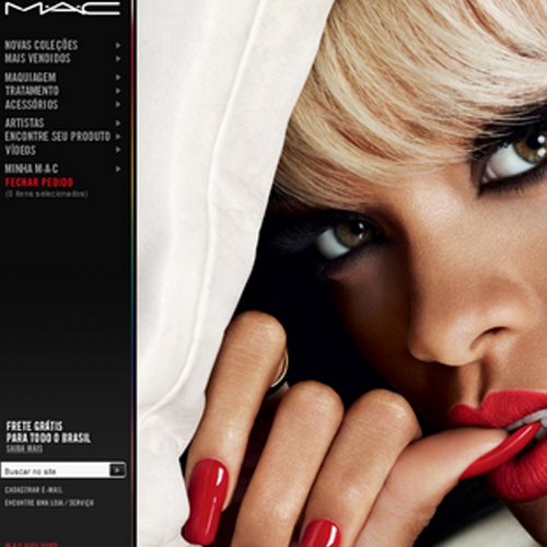 MAC lança loja virtual no Brasil