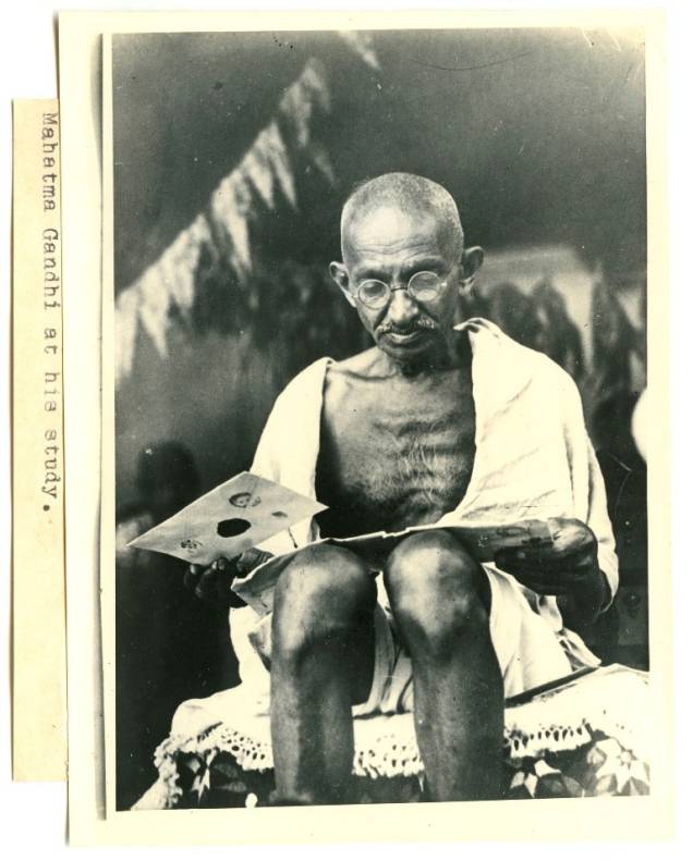 Exposição Índia!: o líder pacifista Mahatma Gandhi não foi esquecido Exposição Índia!: o líder pacifista Mahatma Gandhi não foi esquecido