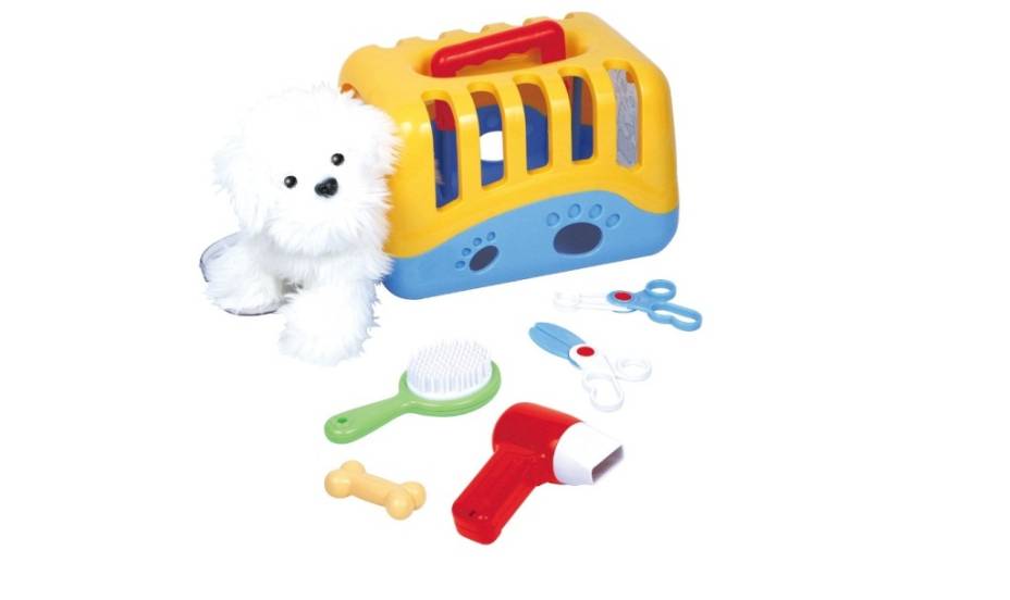 Malinha com cachorro e acessórios, da PBkids Malinha com cachorro e acessórios, da PBkids