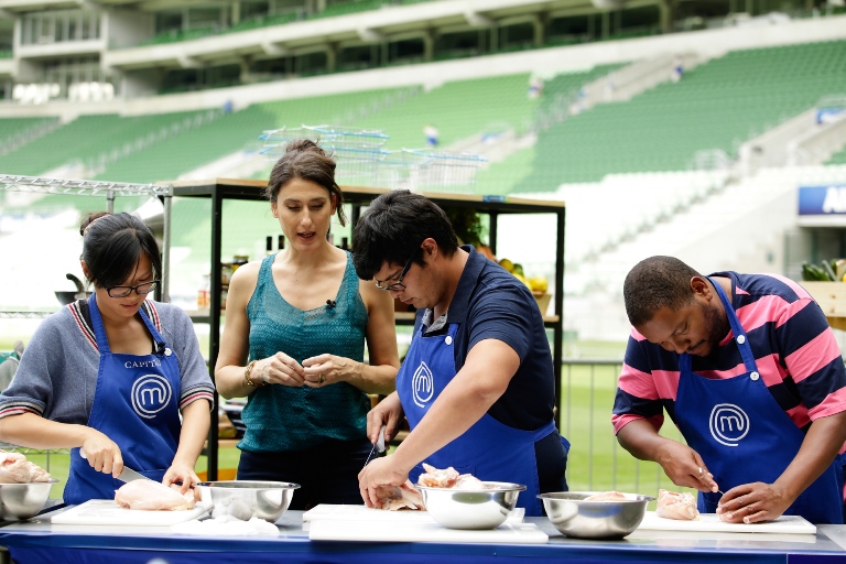 Equipe Azul: Jiang, Lucas e Cristiano