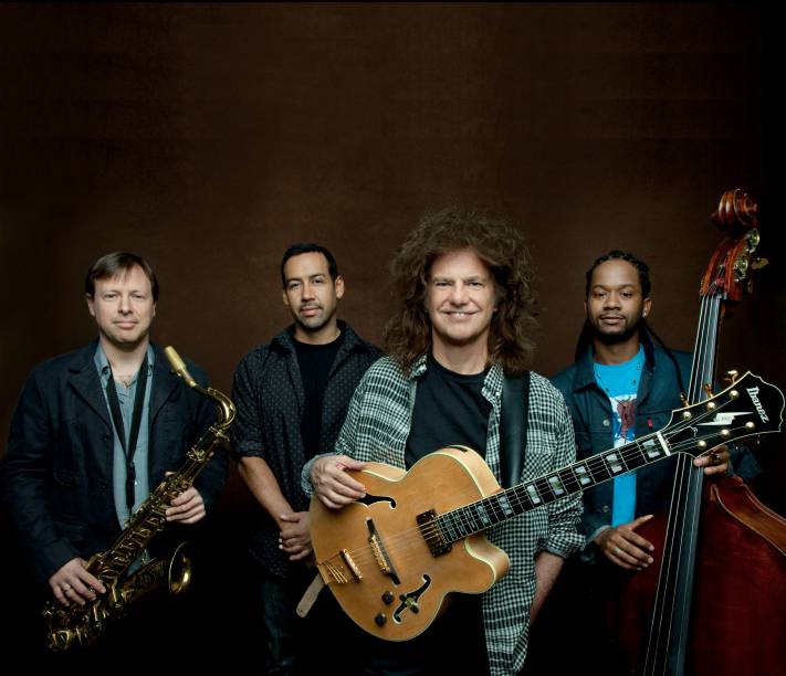 	O guitarrista americano Pat Metheny e a Unity Band